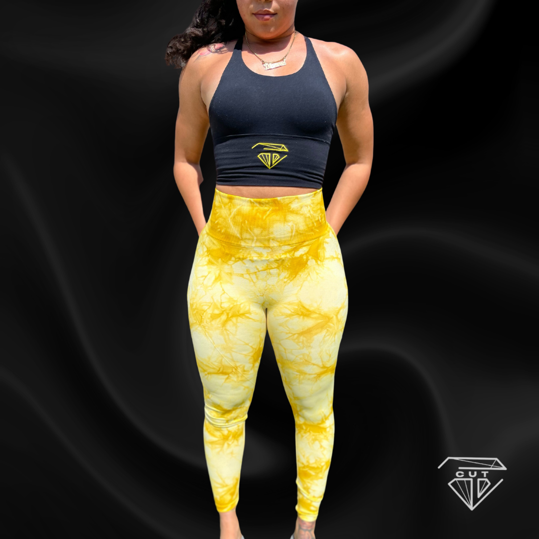 Yellow Tie Dye Set