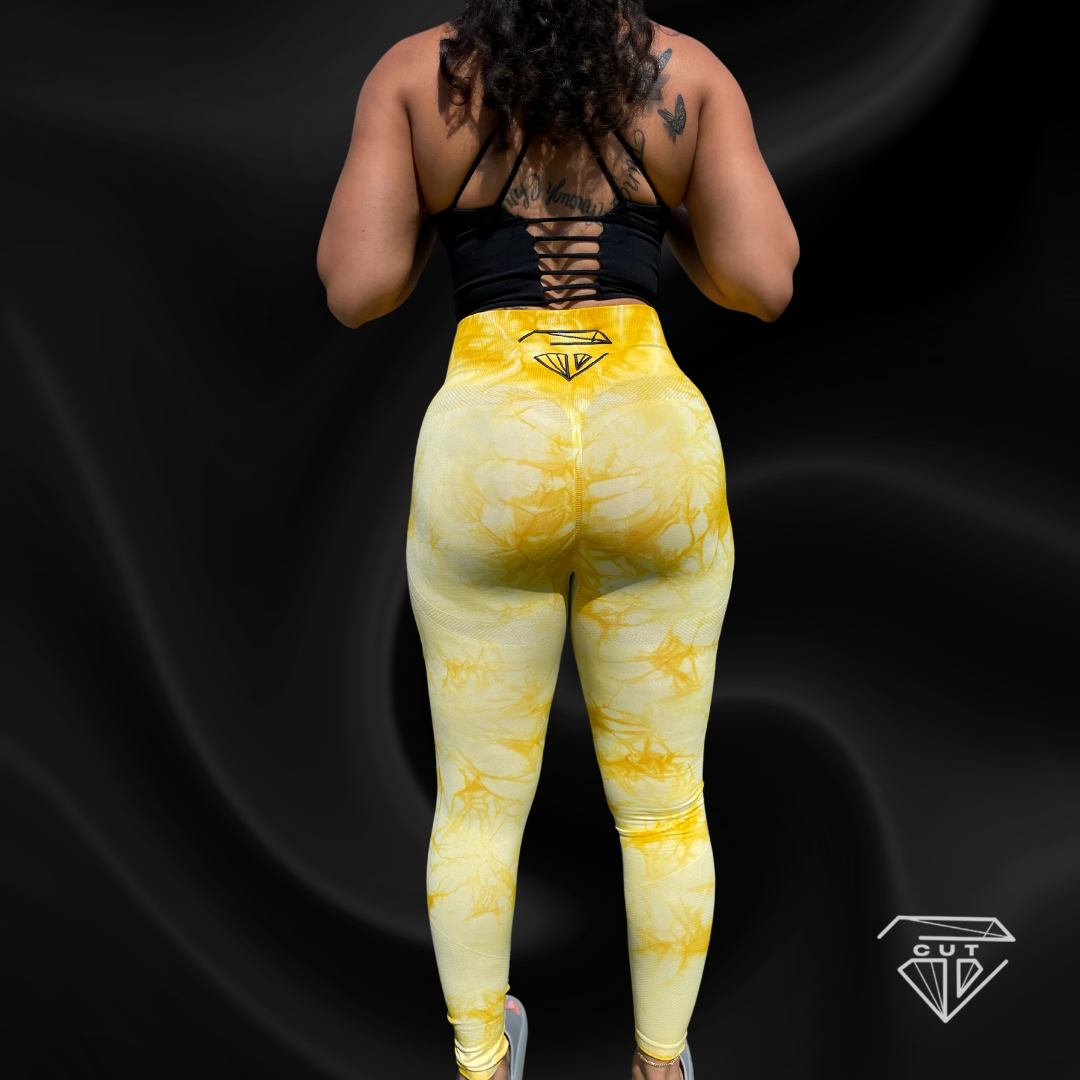 Yellow Tie Dye Set