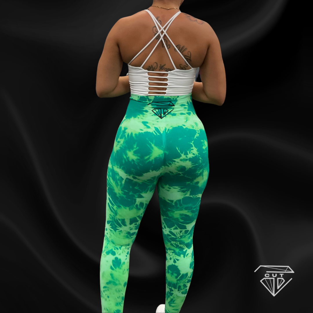 Green Tie Dye Set